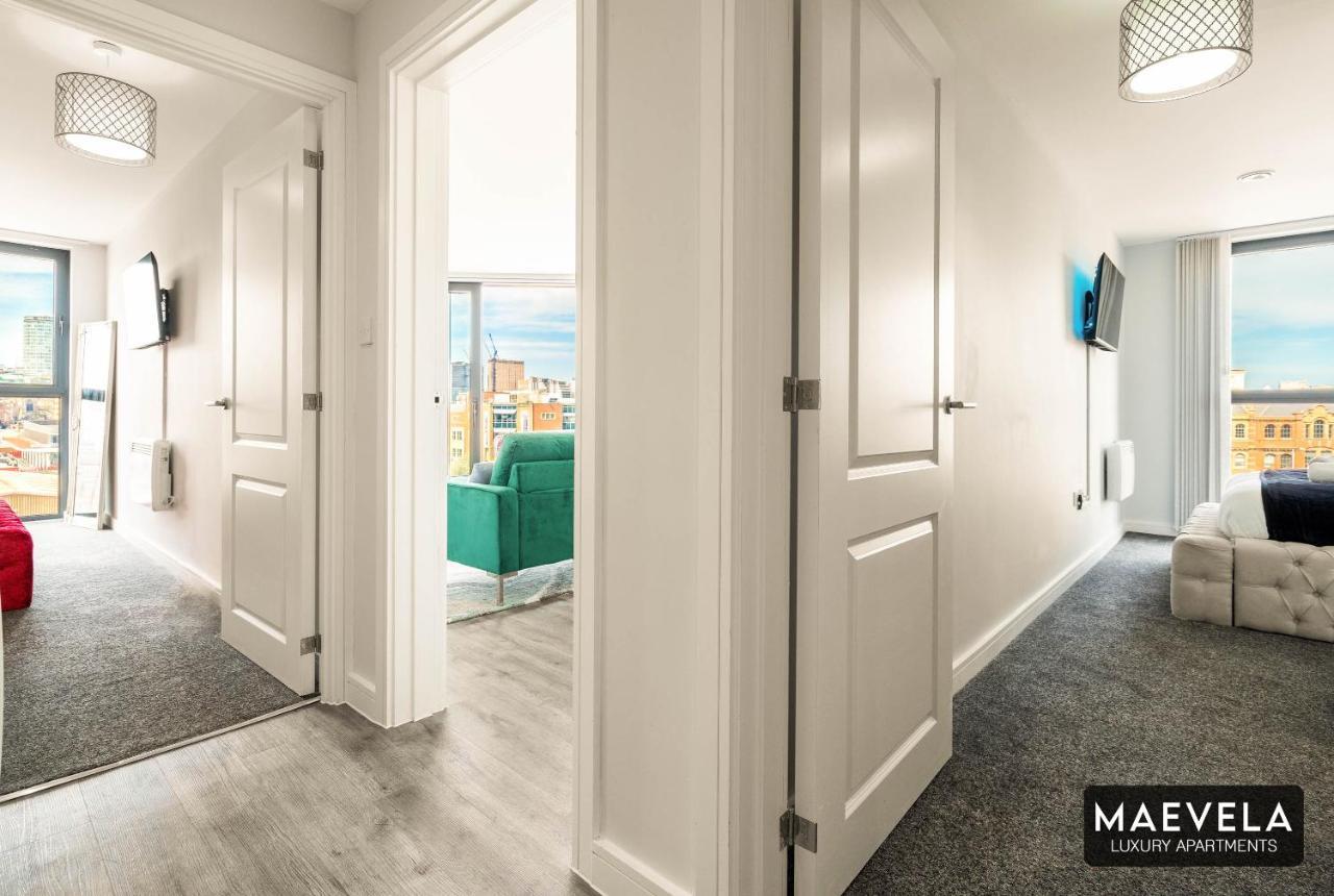 Maevela Apartments - Luxury Top Floor Penthouse - With Parking - 2 Bedroom New Build Apartment ✪ City Centre, Digbeth ✓ With Huge Patio Sliding Doors - City View - Rooftop Terrace - Ps4 & Smart Tv'S Birmingham Exteriér fotografie